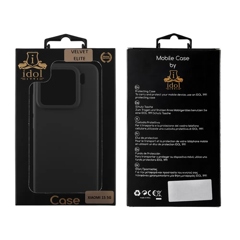 IDOL 1991 VELVET ELITE TPU ΘΗΚΗ XIAOMI 15 5G 6.36in  4 SIDE CAMERA GUARD BLACK - Image 2