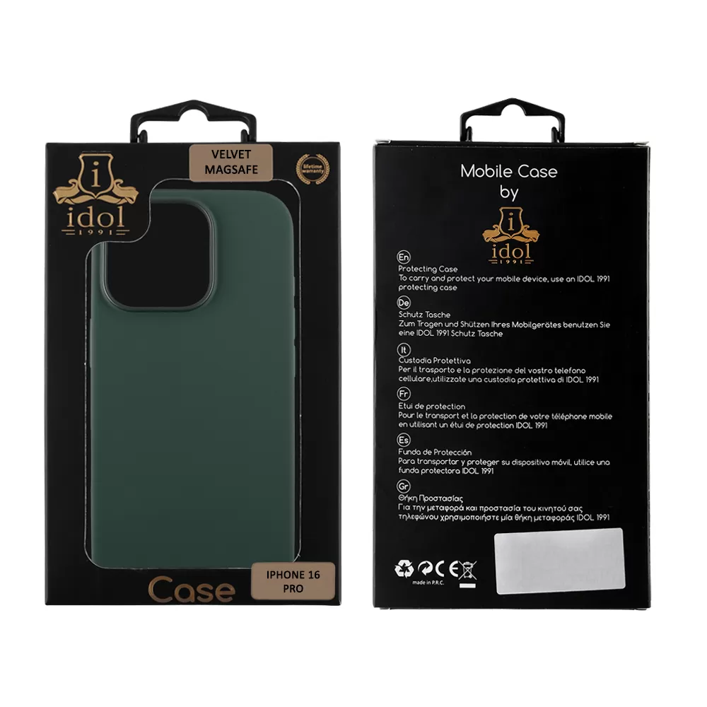 IDOL 1991 VELVET MAGSAFE TPU ΘΗΚΗ IPHONE 16 PRO 6.3in CAMERA LAKE GREEN - Image 2