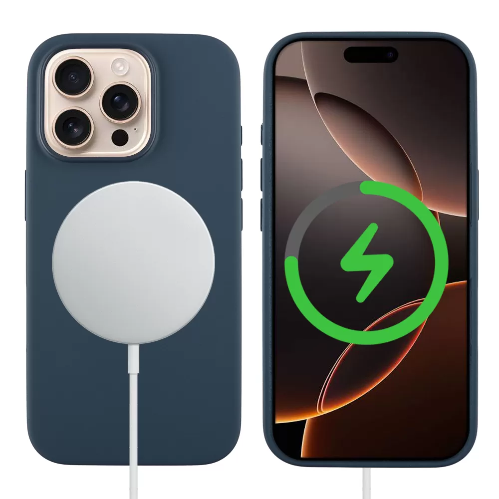 IDOL 1991 VELVET MAGSAFE TPU ΘΗΚΗ IPHONE 16 PRO 6.3in CAMERA DENIM BLUE - Image 6