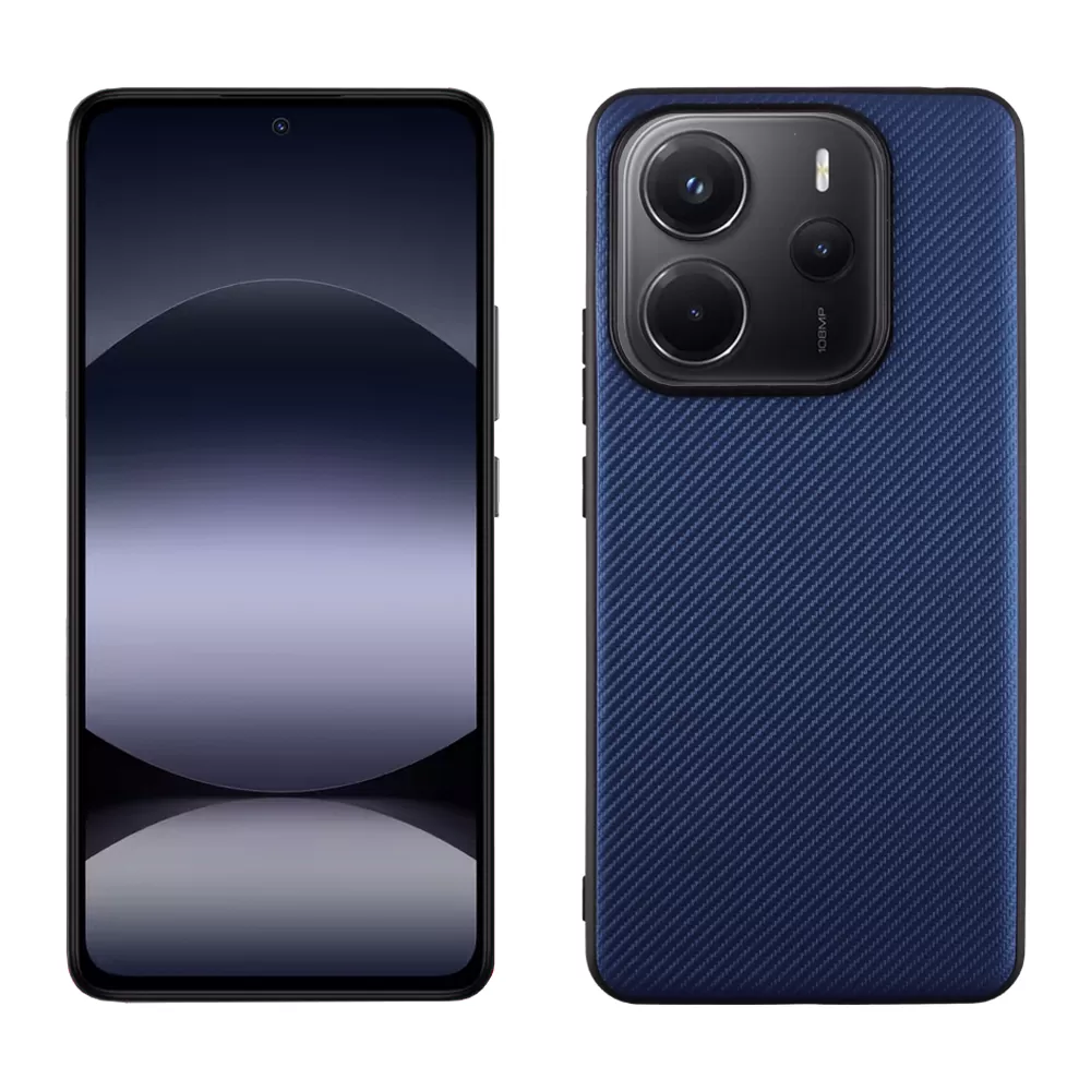 VOLTE-TEL CARBON LIFT ΘΗΚΗ XIAOMI REDMI NOTE 14 5G 6.67in  CAMERA GUARD BLUE - Image 5