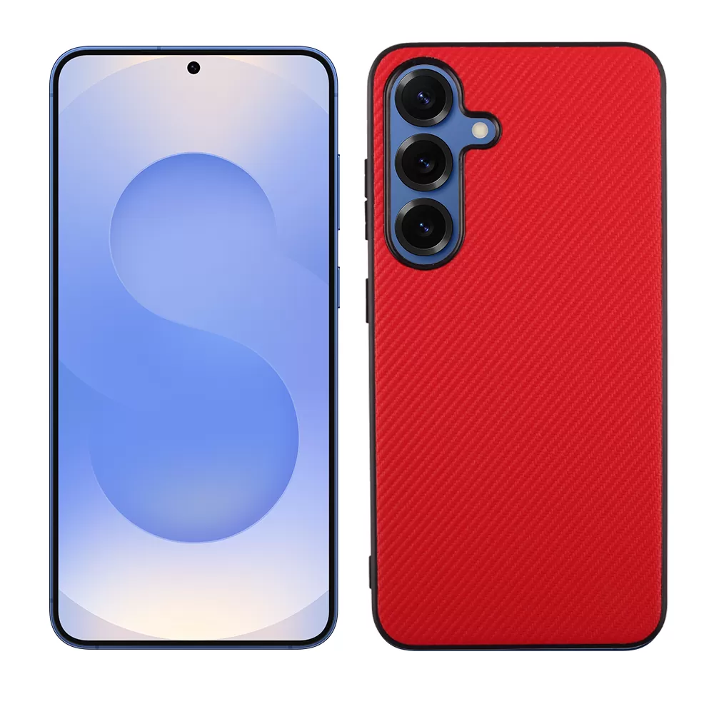 VOLTE-TEL CARBON LIFT ΘΗΚΗ SAMSUNG S25 5G S931 6.2in  CAMERA GUARD RED - Image 5