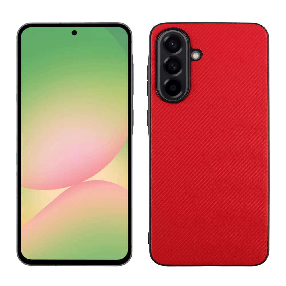 VOLTE-TEL CARBON LIFT ΘΗΚΗ SAMSUNG A56 5G A566 6.7in  CAMERA GUARD RED - Image 5
