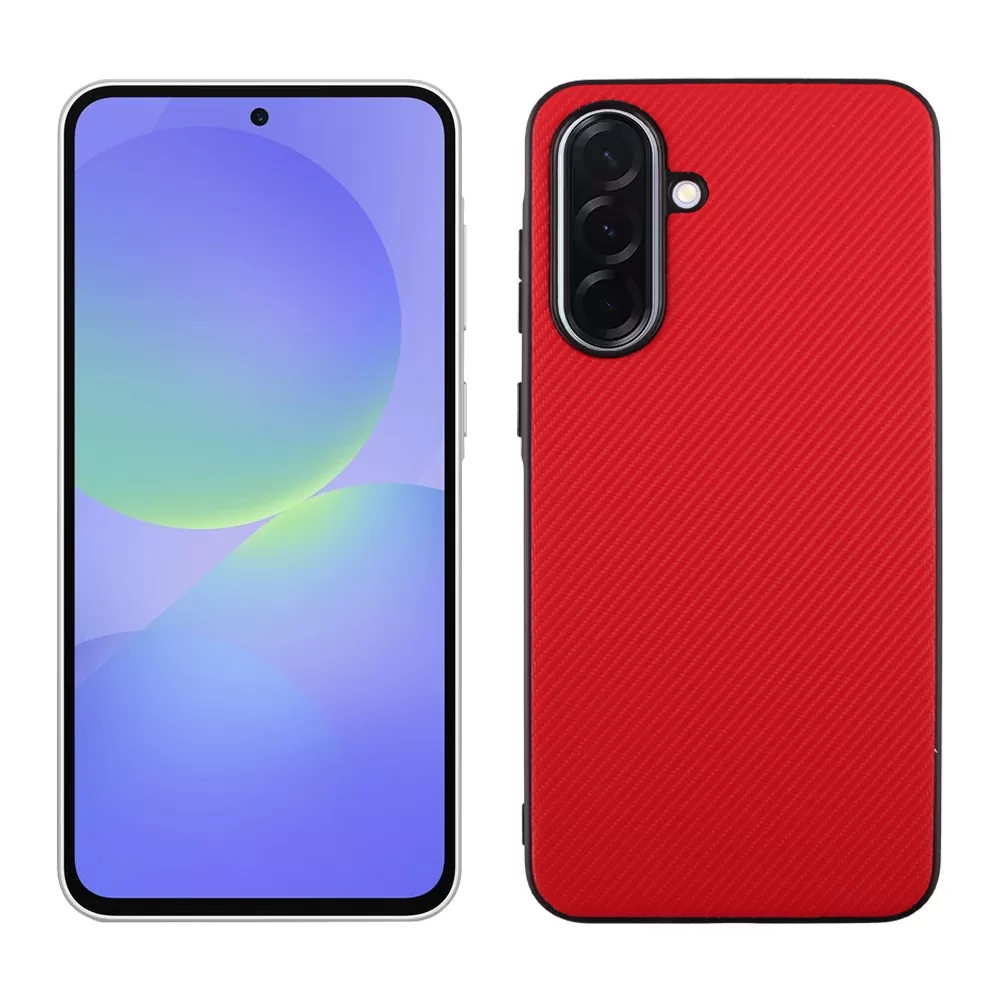 VOLTE-TEL CARBON LIFT ΘΗΚΗ SAMSUNG A36 5G A366 6.7in  CAMERA GUARD RED - Image 5