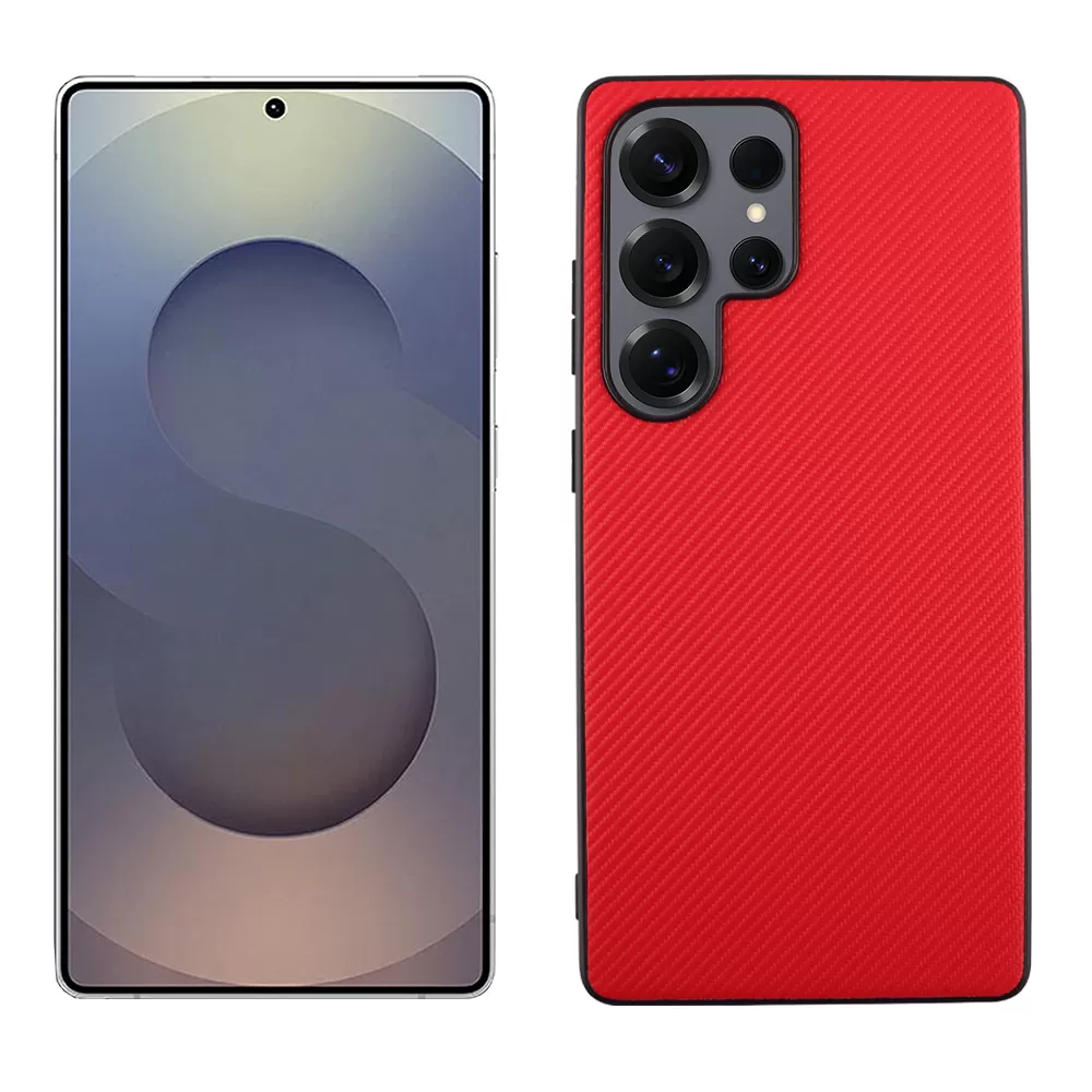 VOLTE-TEL CARBON LIFT ΘΗΚΗ SAMSUNG S25 ULTRA 5G S928 6.9in  CAMERA GUARD RED - Image 5