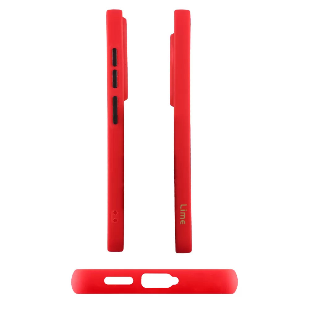 LIME HARDSHELL FUSION ΘΗΚΗ SAMSUNG S25 5G S931 6.2in  FULL CAMERA PROTECTION RED WITH BLACK KEYS - Image 5