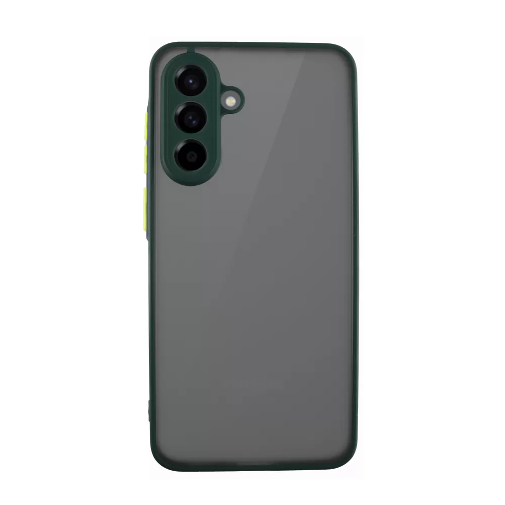 LIME HARDSHELL FUSION ΘΗΚΗ SAMSUNG A36 5G A366 6.7in  FULL CAMERA PROTECTION GREEN WITH YELLOW KEYS - Image 6