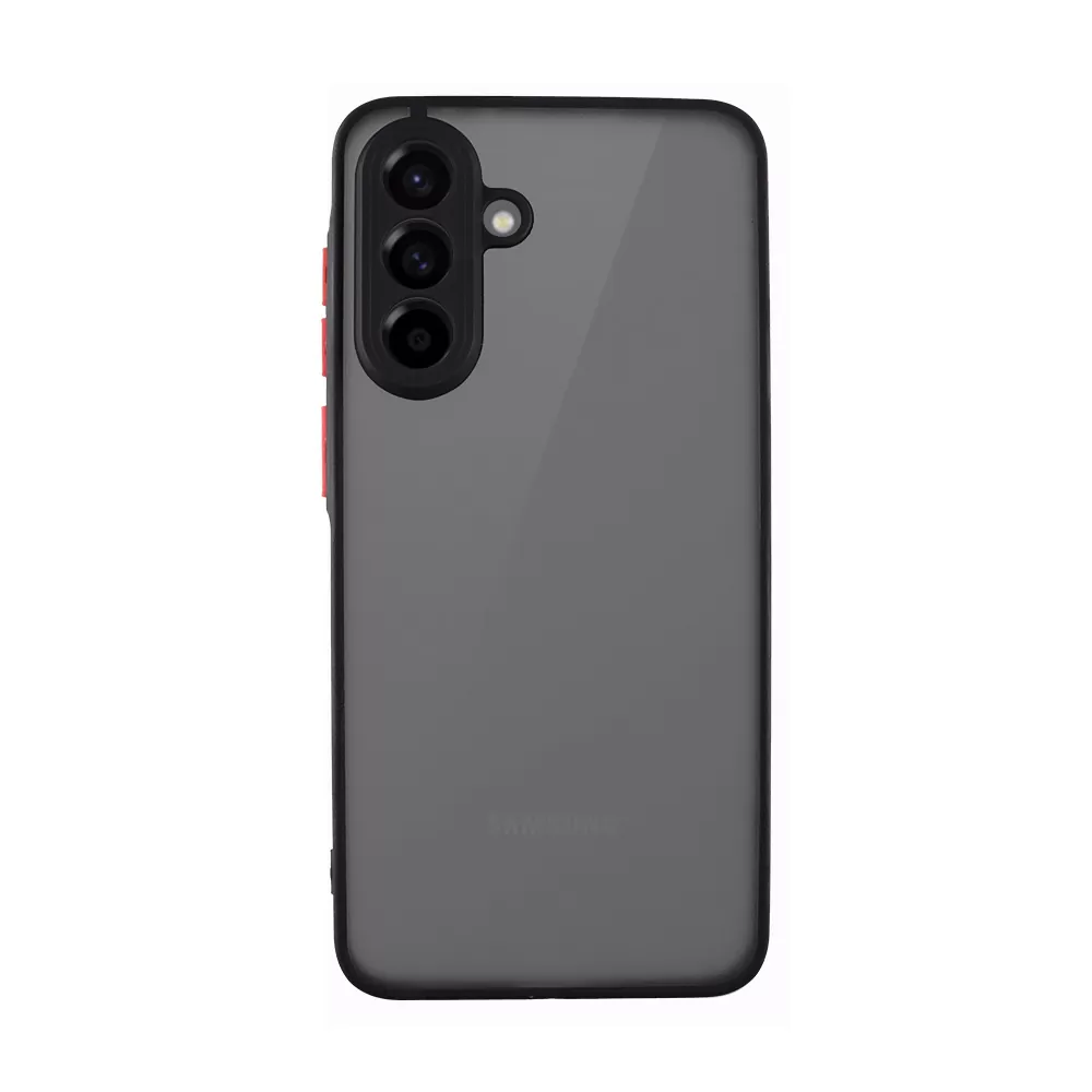 LIME HARDSHELL FUSION ΘΗΚΗ SAMSUNG A36 5G A366 6.7in  FULL CAMERA PROTECTION BLACK WITH RED KEYS - Image 6