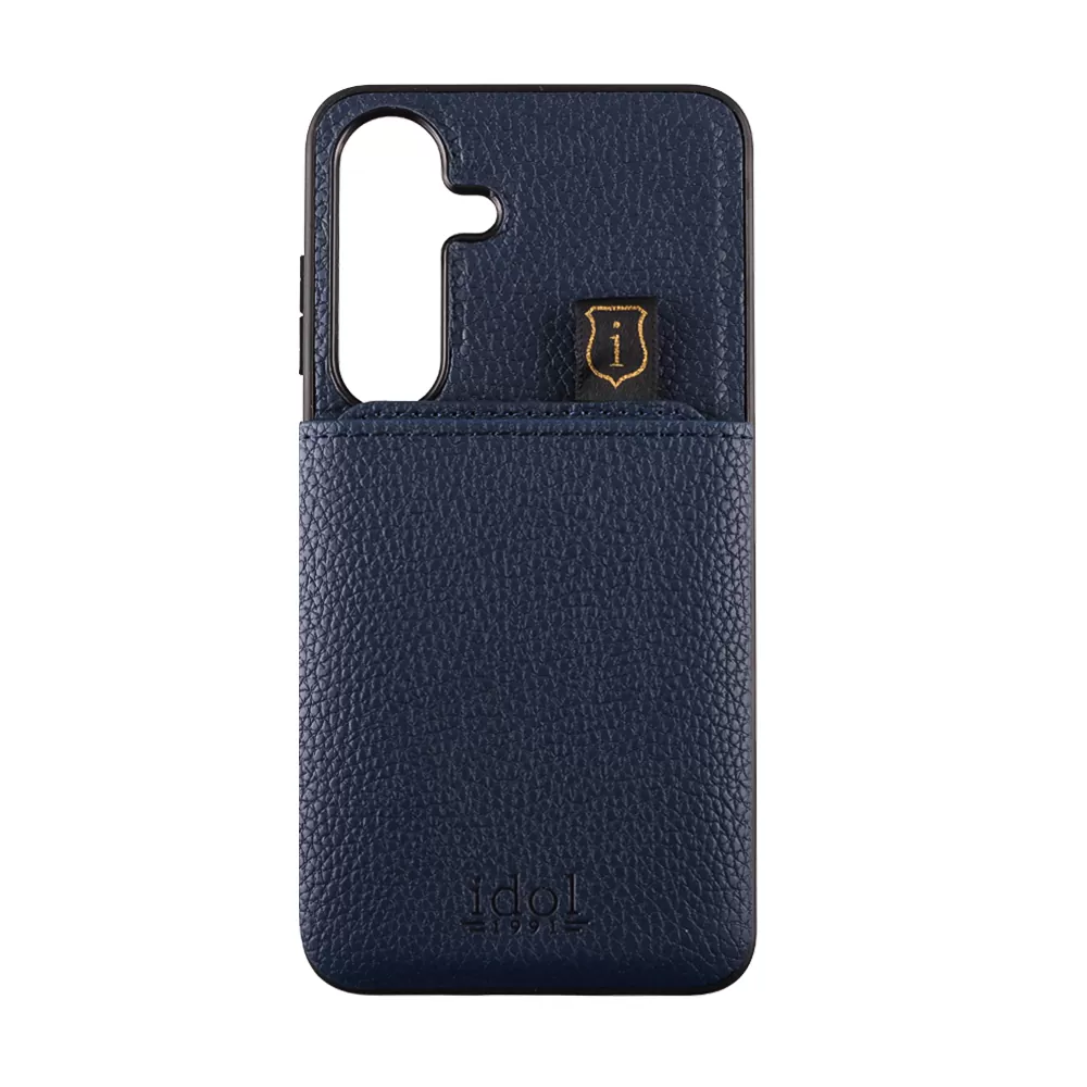 IDOL 1991 ANTI-RFID LEATHER SMART WALLET ΘΗΚΗ SAMSUNG S25 5G S931 6.2in CAMERA GUARD BLUE - Image 7