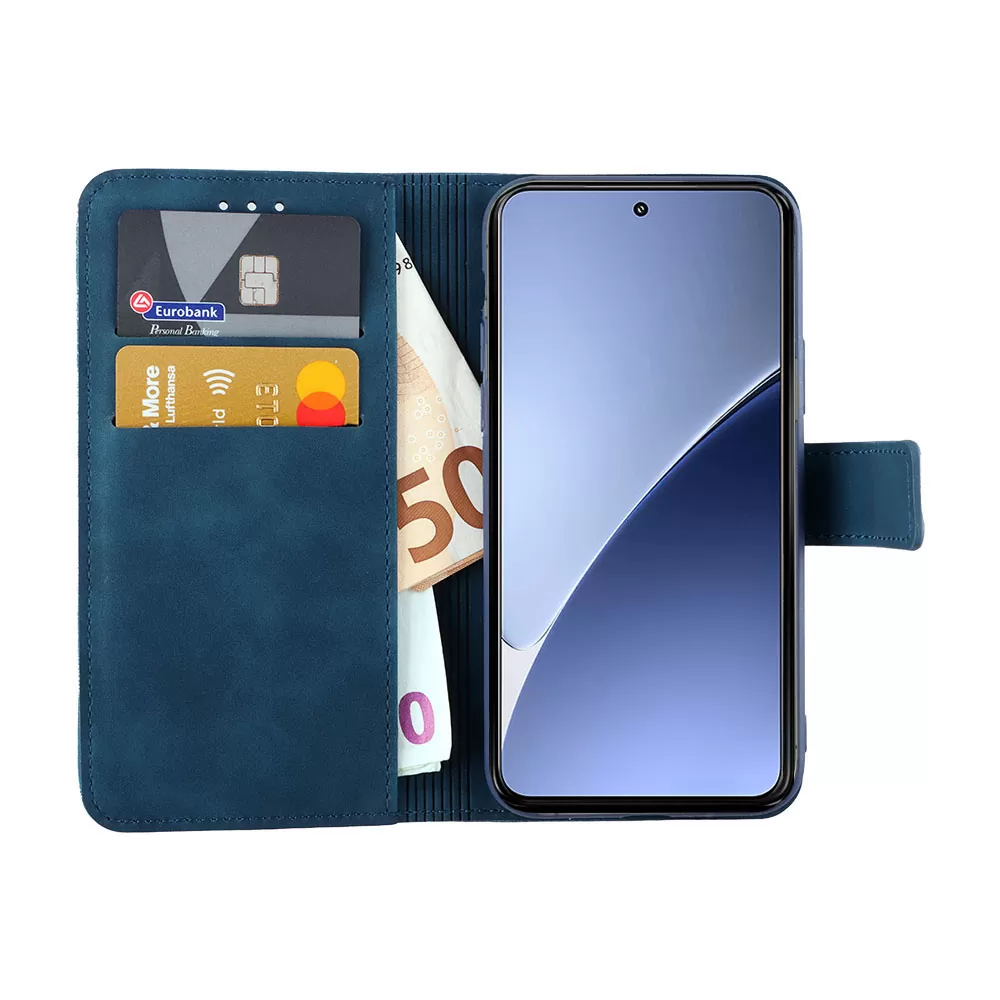 LIME ESSENTIAL ΘΗΚΗ XIAOMI 15 PRO 5G 6.73in  MAGNET BOOK STAND CLIP DARK BLUE - Image 5
