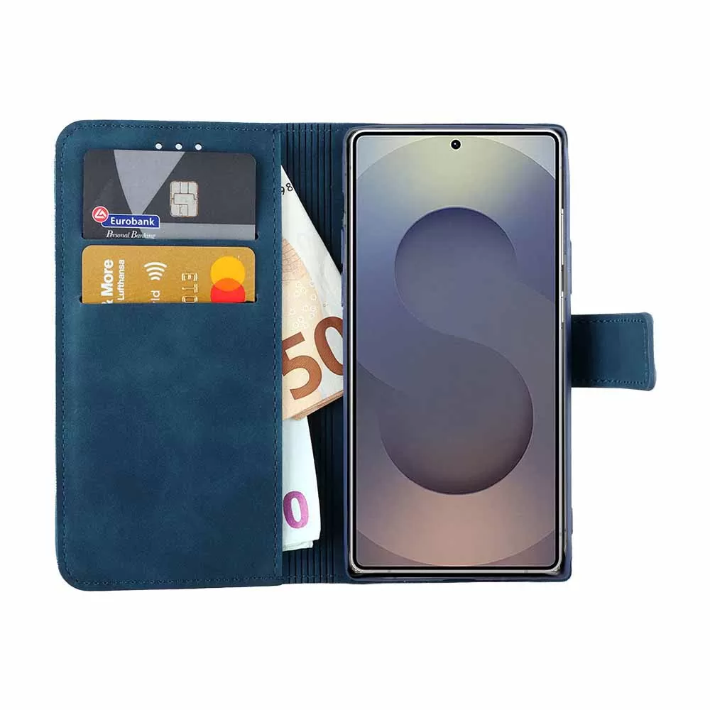 LIME ESSENTIAL ΘΗΚΗ SAMSUNG S25 ULTRA 5G S938 6.9in  MAGNET BOOK STAND CLIP DARK BLUE - Image 5