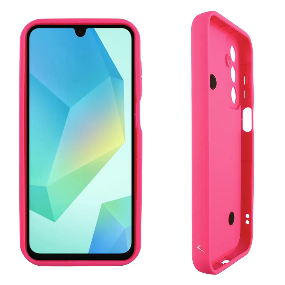 VOLTE-TEL SILICON TPU WITH STRAP ΘΗΚΗ SAMSUNG A16 4G A165/A16 5G A166 6.7in  FULL CAMERA PROTECTION PINK WITH PINK HEARTS - Image 4