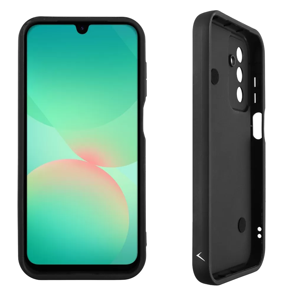 VOLTE-TEL SILICON TPU WITH STRAP ΘΗΚΗ SAMSUNG A26 5G A266 6.7in  FULL CAMERA PROTECTION BLACK WITH BLACK HEARTS - Image 4