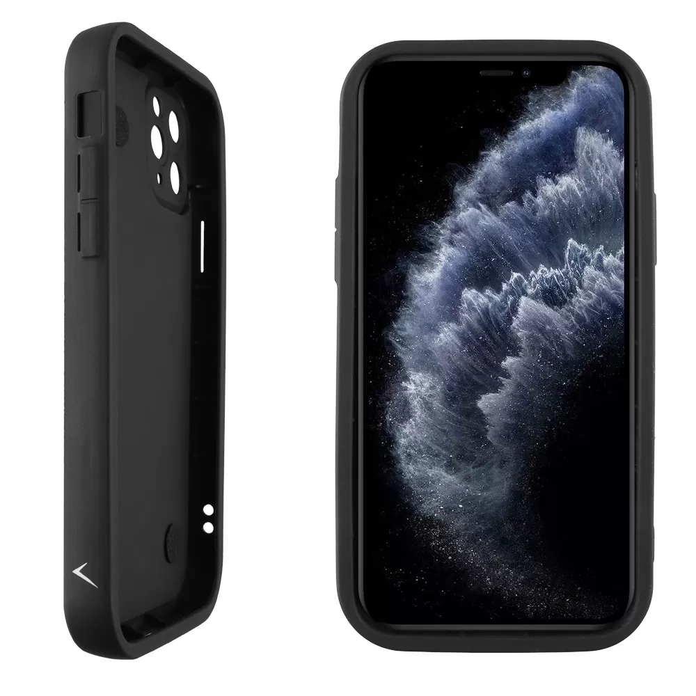 VOLTE-TEL SILICON TPU WITH STRAP ΘΗΚΗ IPHONE 11 PRO 5.8in  FULL CAMERA PROTECTION BLACK WITH BLACK BUTTERFLIES - Image 4