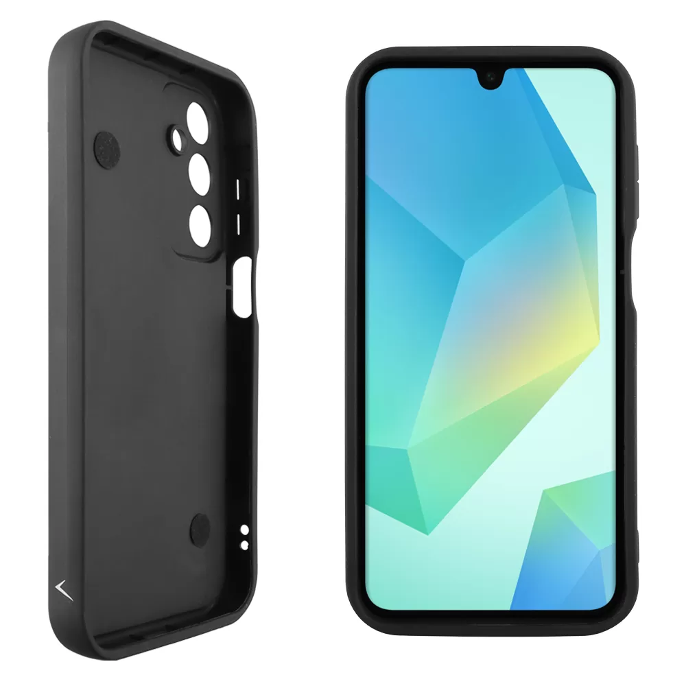 VOLTE-TEL SILICON TPU WITH STRAP ΘΗΚΗ SAMSUNG A16 4G A165/A16 5G A166 6.7in  FULL CAMERA PROTECTION BLACK WITH BLACK BUTTERFLIES - Image 4