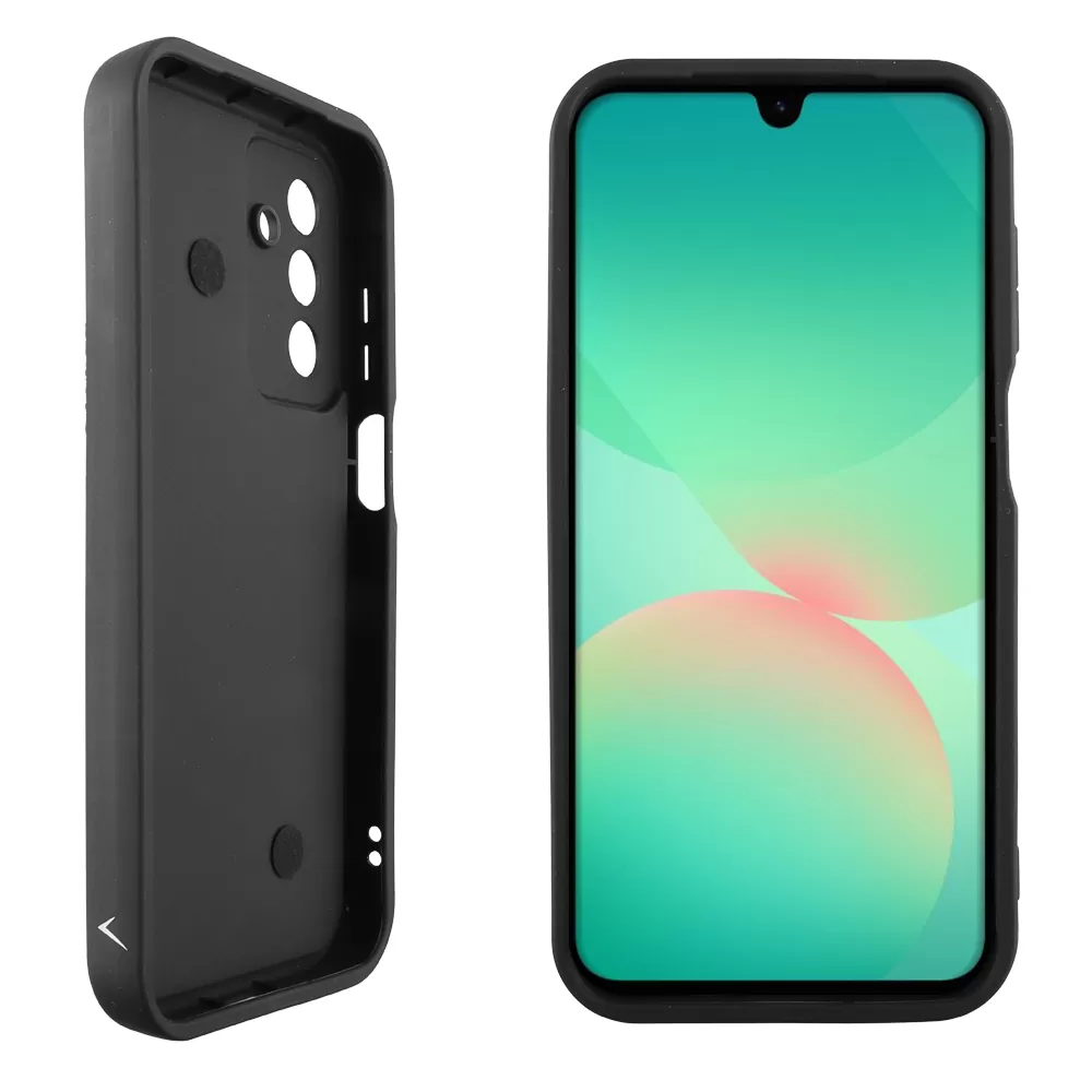 VOLTE-TEL SILICON TPU WITH STRAP ΘΗΚΗ SAMSUNG A26 5G A266 6.7in  FULL CAMERA PROTECTION BLACK WITH BLACK BUTTERFLIES - Image 4