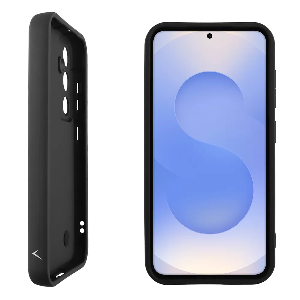 VOLTE-TEL SILICON TPU WITH STRAP ΘΗΚΗ SAMSUNG S25 5G S931 6.2in  FULL CAMERA PROTECTION BLACK WITH BLACK BUTTERFLIES - Image 4