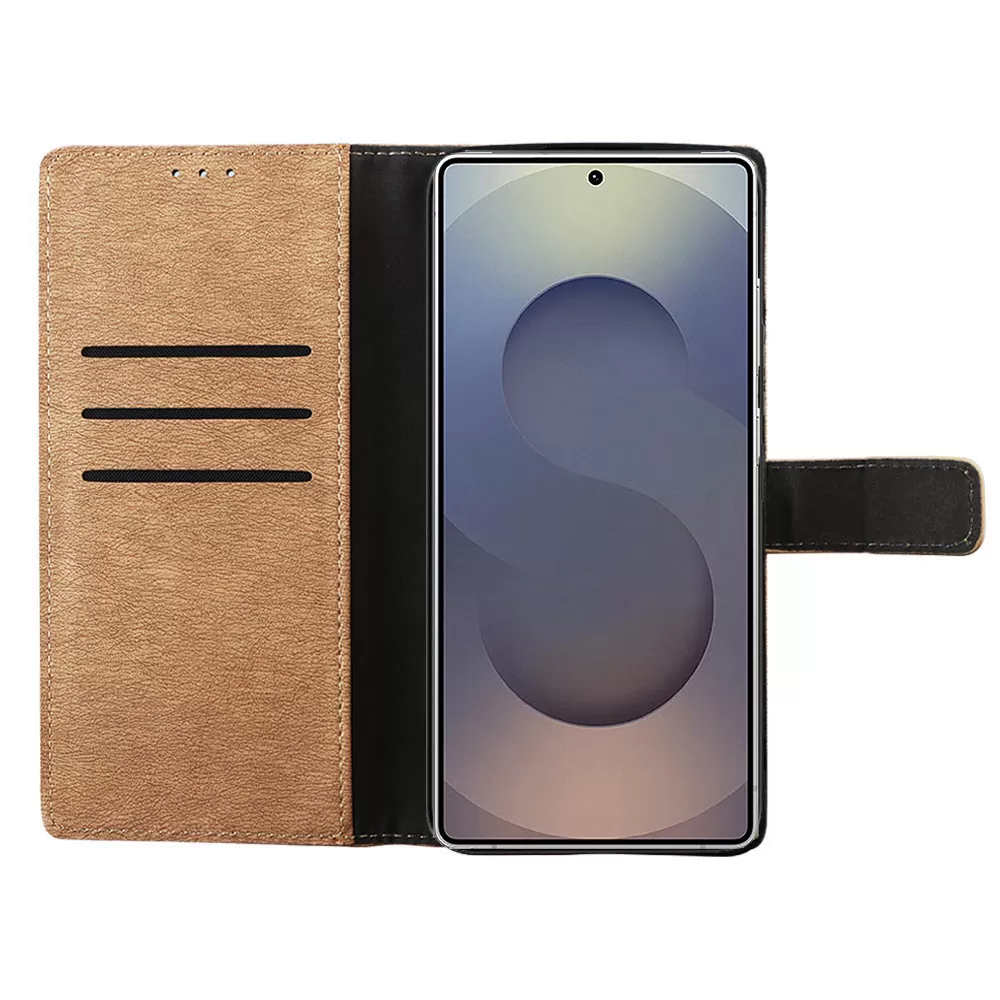 VOLTE-TEL ALLURE ΘΗΚΗ SAMSUNG S25 ULTRA 5G S938 6.9in  MAGNET BOOK STAND CLIP GOLD - Image 6