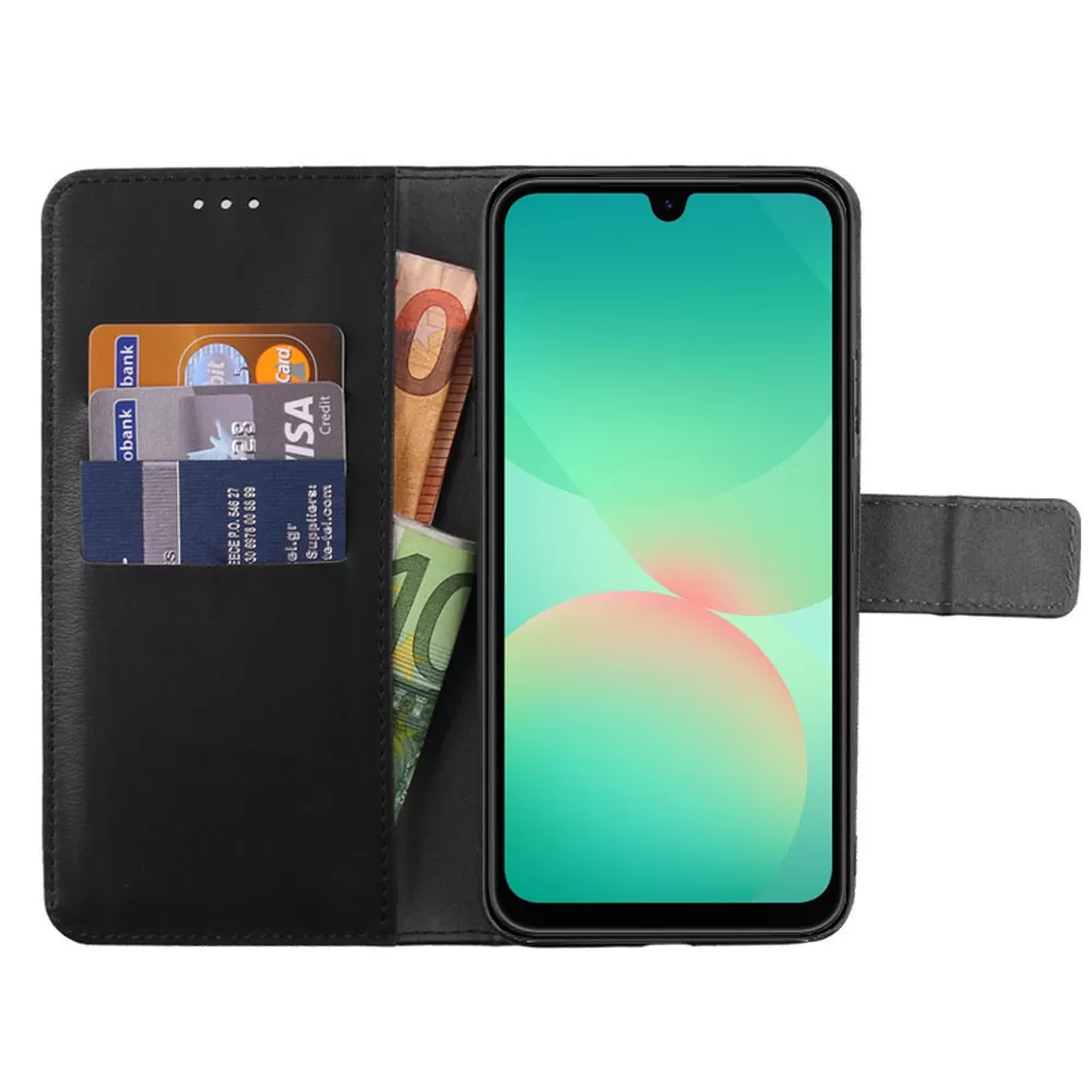 VOLTE-TEL ALLURE ΘΗΚΗ SAMSUNG A26 5G A266 6.7in  MAGNET BOOK STAND CLIP BLACK - Image 6