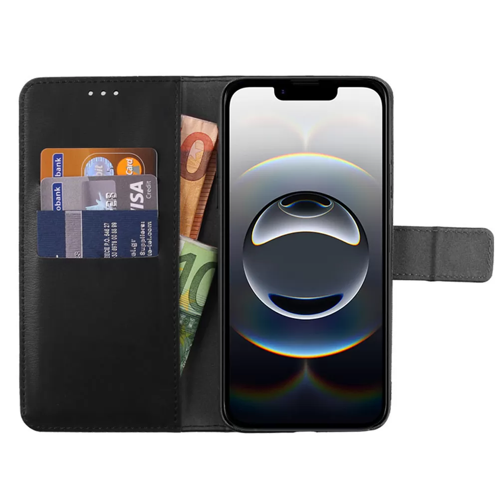 VOLTE-TEL ALLURE ΘΗΚΗ IPHONE 16E/ IPHONE 17E 6.1in  MAGNET BOOK STAND CLIP BLACK - Image 6