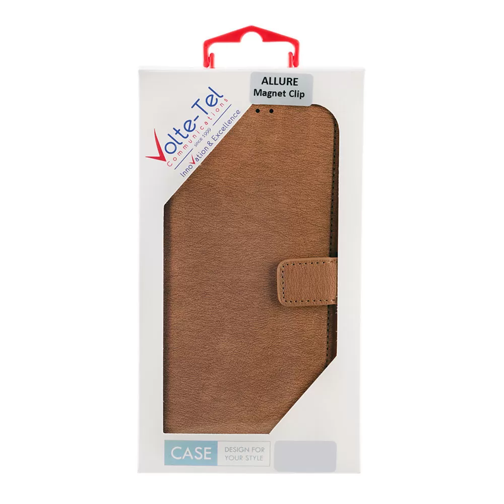 VOLTE-TEL ALLURE ΘΗΚΗ XIAOMI 15 PRO 5G 6.73in  MAGNET BOOK STAND CLIP GOLD - Image 2