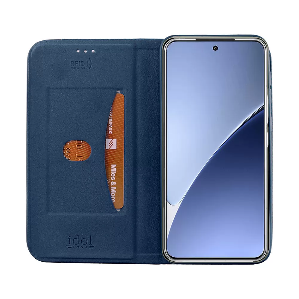 IDOL 1991 ELITE ΘΗΚΗ XIAOMI 15 PRO 5G 6.73in  ANTI-RFID BOOK STAND BLUE - Image 7