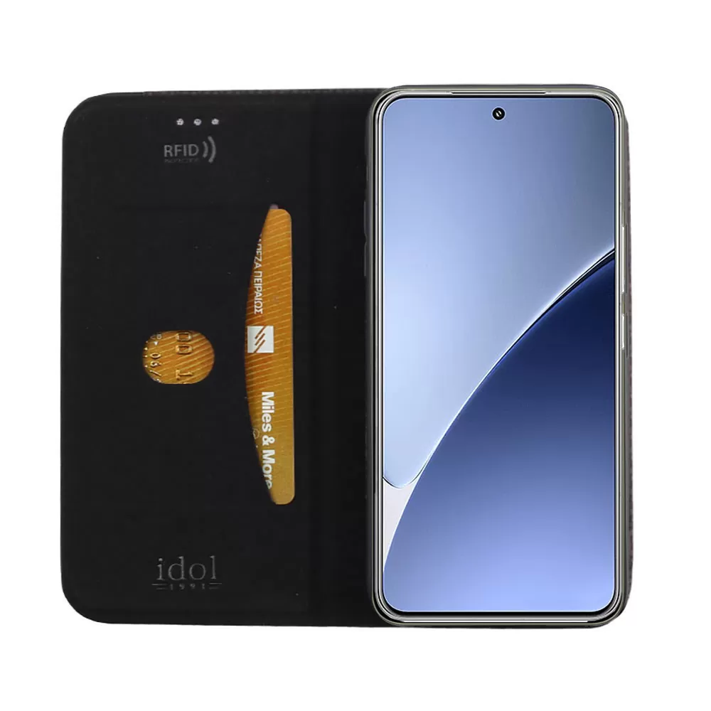 IDOL 1991 ELITE ΘΗΚΗ XIAOMI 15 PRO 5G 6.73in  ANTI-RFID BOOK STAND BLACK - Image 7