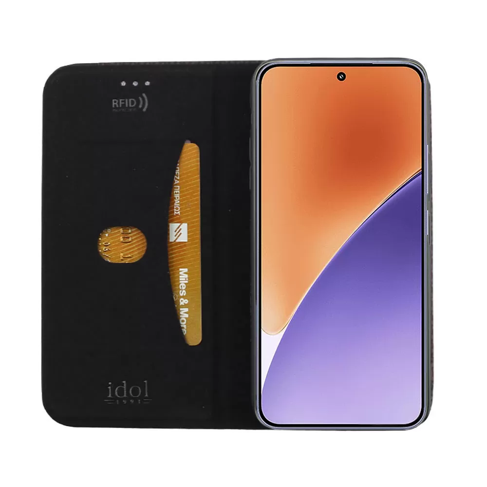 IDOL 1991 ELITE ΘΗΚΗ XIAOMI 15 5G 6.36in  ANTI-RFID BOOK STAND BLACK - Image 7