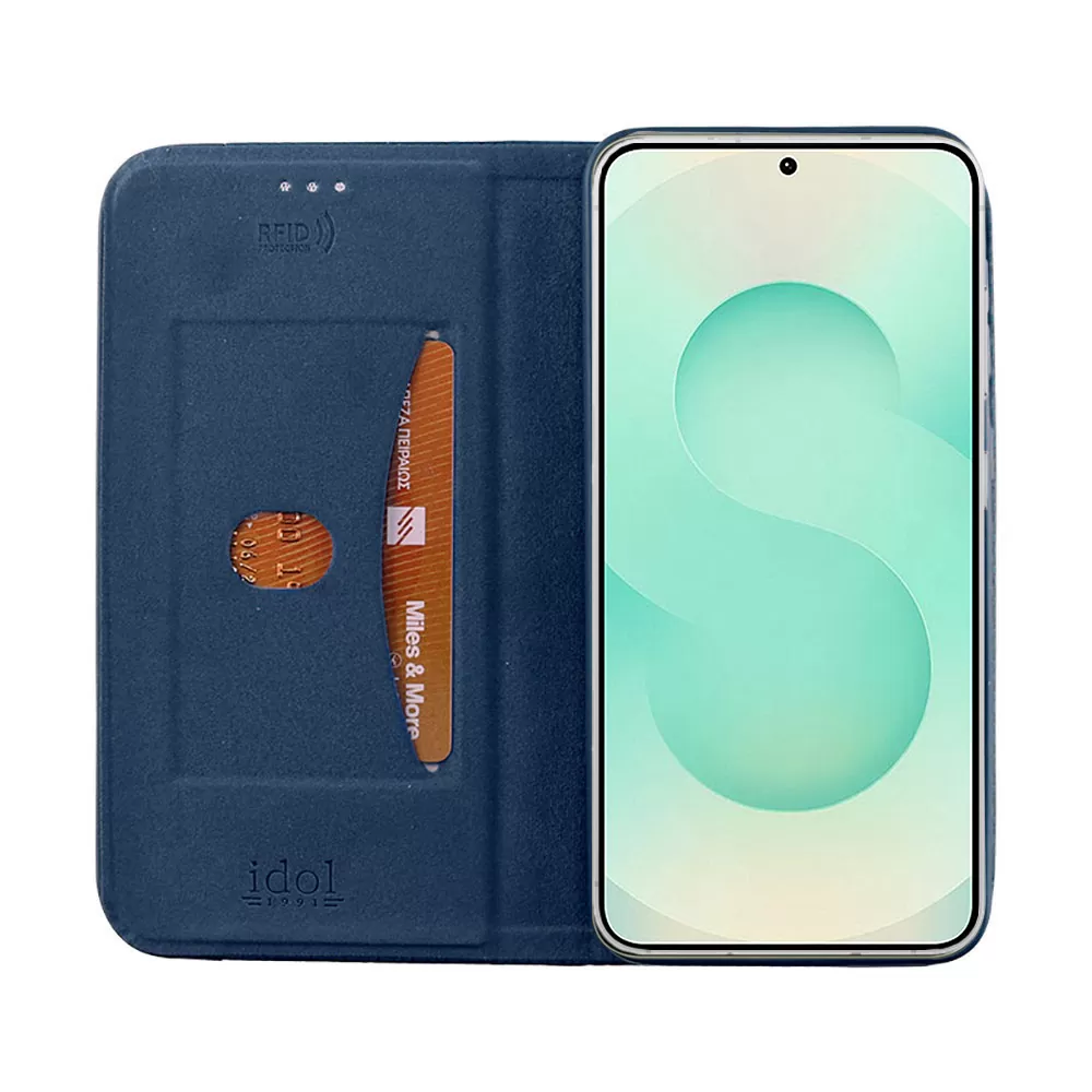 IDOL 1991 ELITE ΘΗΚΗ SAMSUNG S25 PLUS 5G S936 6.7in  ANTI-RFID BOOK STAND BLUE - Image 7