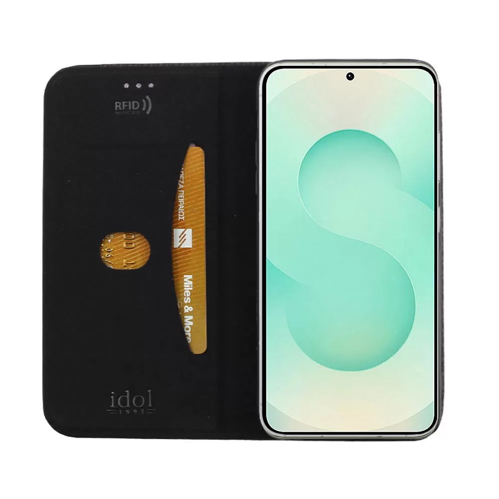 IDOL 1991 ELITE ΘΗΚΗ SAMSUNG S25 PLUS 5G S936 6.7in  ANTI-RFID BOOK STAND BLACK - Image 7