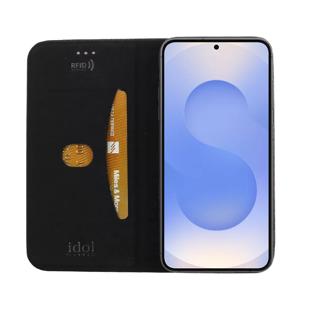 IDOL 1991 ELITE ΘΗΚΗ SAMSUNG S25 5G S931 6.2in  ANTI-RFID BOOK STAND BLACK - Image 7