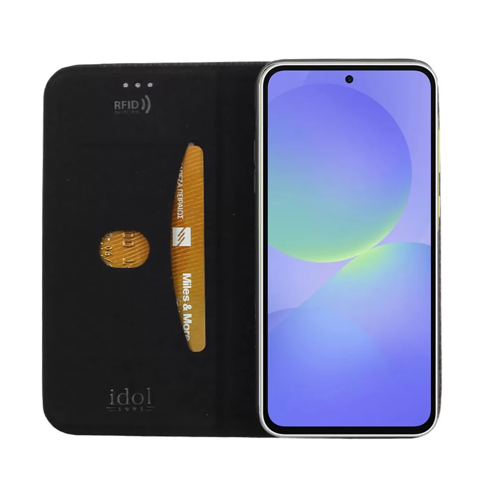 IDOL 1991 ELITE ΘΗΚΗ SAMSUNG A36 5G A366 6.7in  ANTI-RFID BOOK STAND BLACK - Image 7