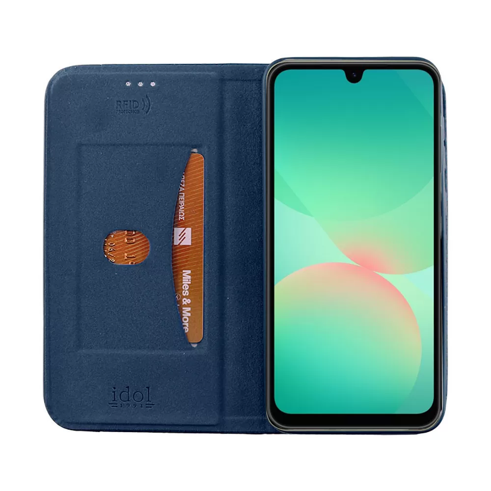 IDOL 1991 ELITE ΘΗΚΗ SAMSUNG A26 5G A266 6.7in  ANTI-RFID BOOK STAND BLUE - Image 7