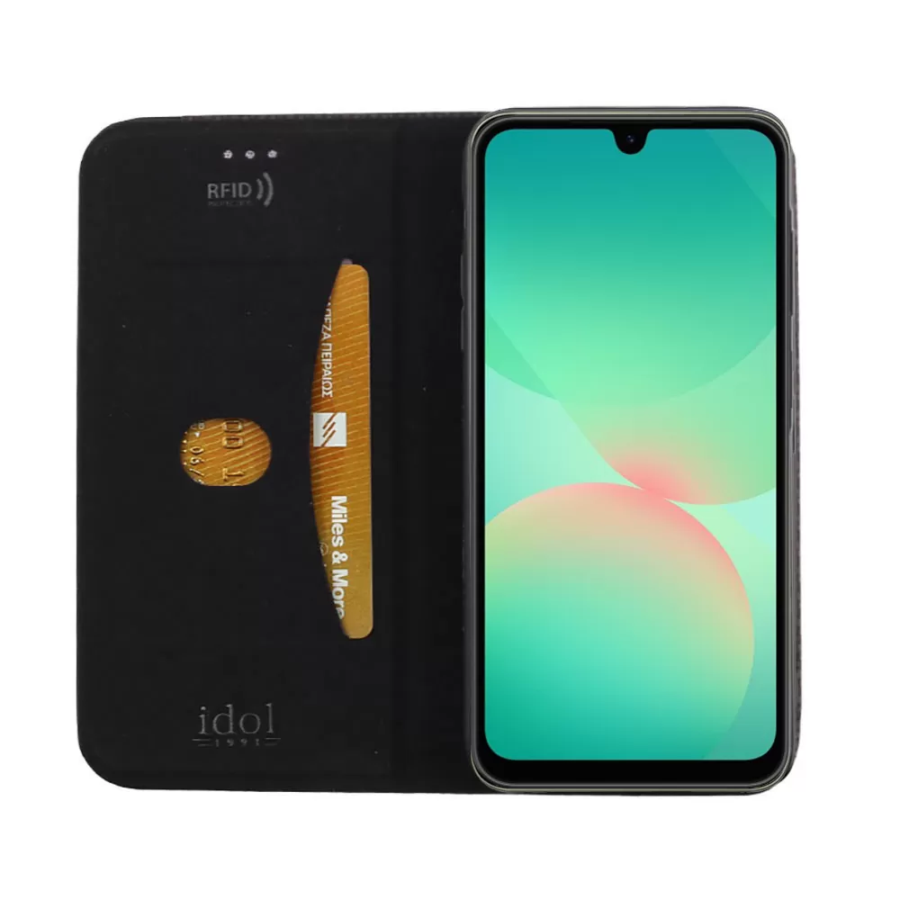IDOL 1991 ELITE ΘΗΚΗ SAMSUNG A26 5G A266 6.7in  ANTI-RFID BOOK STAND BLACK - Image 7