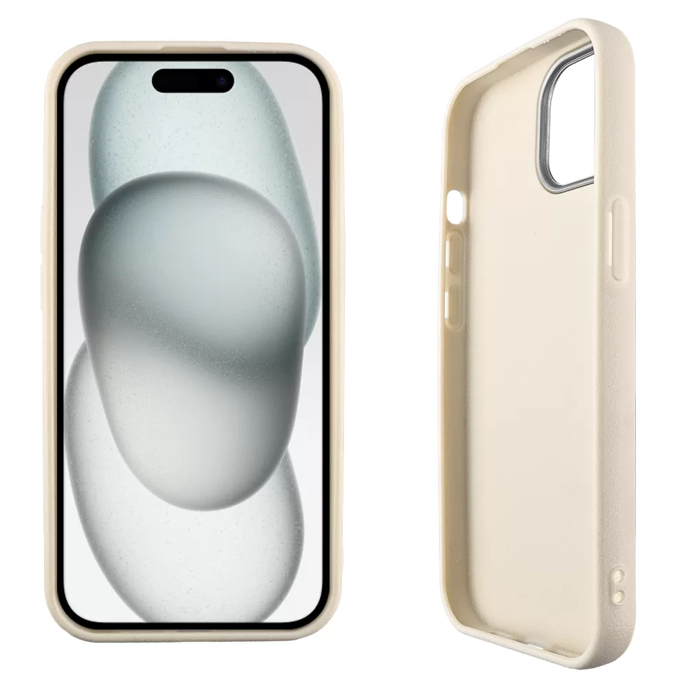 LIME FLEXISNAP TPU ΘΗΚΗ IPHONE 15 6.1in CAMERA GUARD OFF WHITE - Image 4