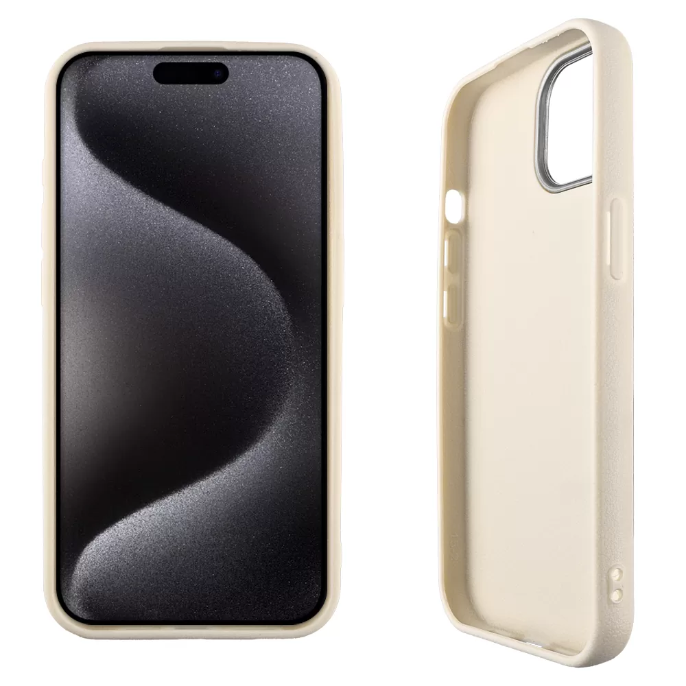LIME FLEXISNAP TPU ΘΗΚΗ IPHONE 15 PRO 6.1in CAMERA GUARD OFF WHITE - Image 4