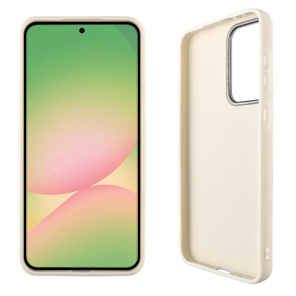 LIME ΘΗΚΗ SAMSUNG A56 5G A566 6.7" FLEXISNAP TPU CAMERA GUARD OFF WHITE - Image 4