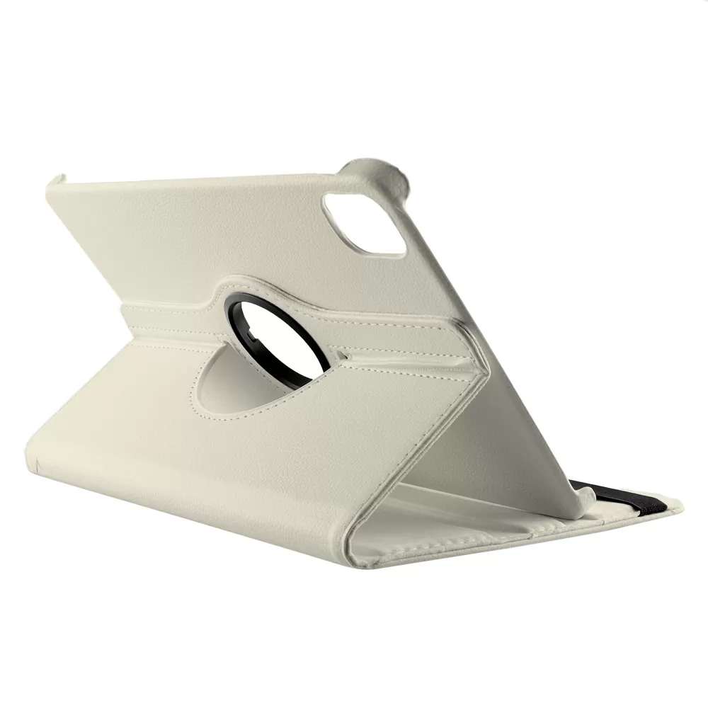 VOLTE- TEL LEATHER BOOK ROTATING STAND ΘΗΚΗ XIAOMI PAD 5 11.0in OFF WHITE - Image 3