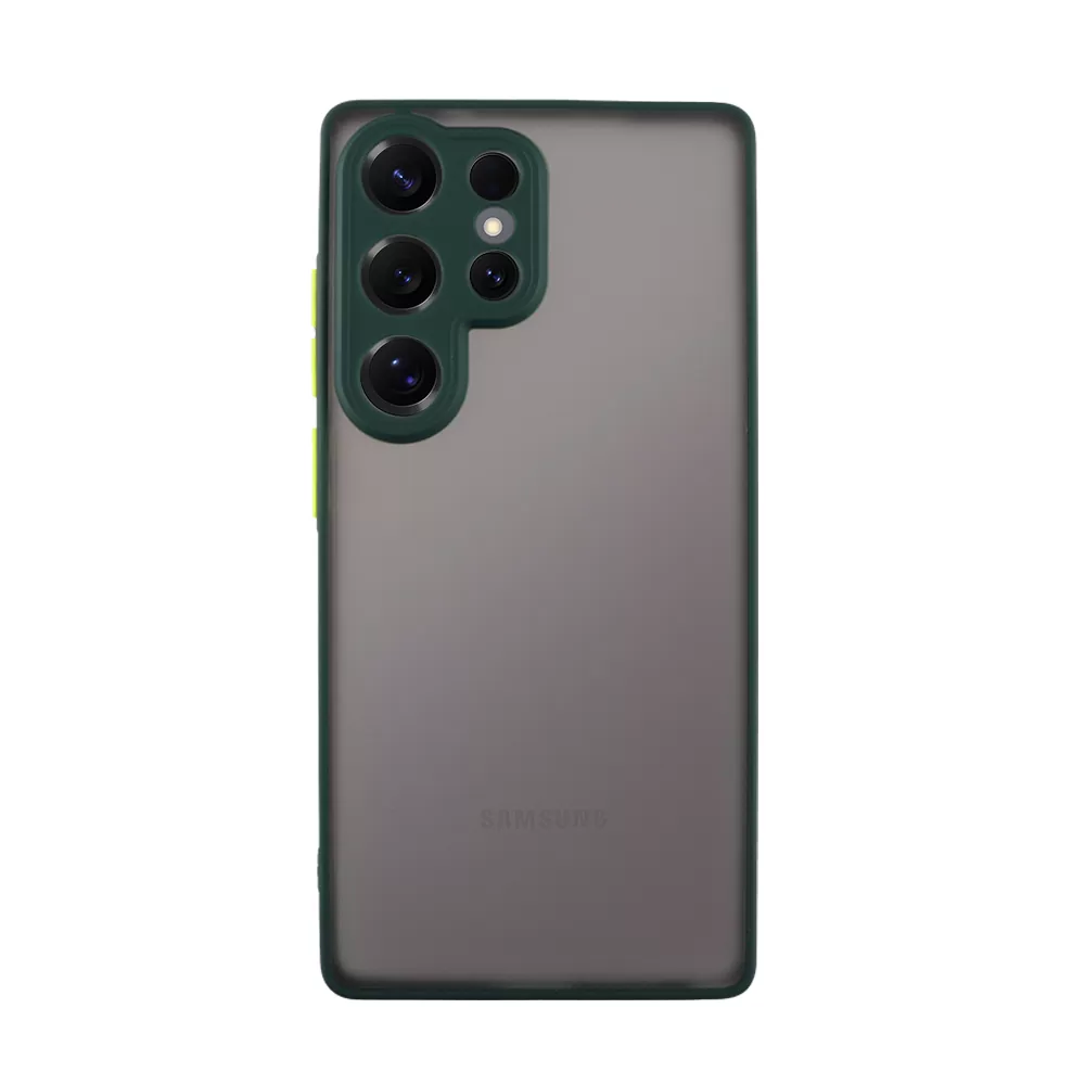 LIME HARDSHELL FUSION ΘΗΚΗ SAMSUNG S25 ULTRA 5G S938 6.9in  FULL CAMERA PROTECTION GREEN WITH YELLOW KEYS - Image 6