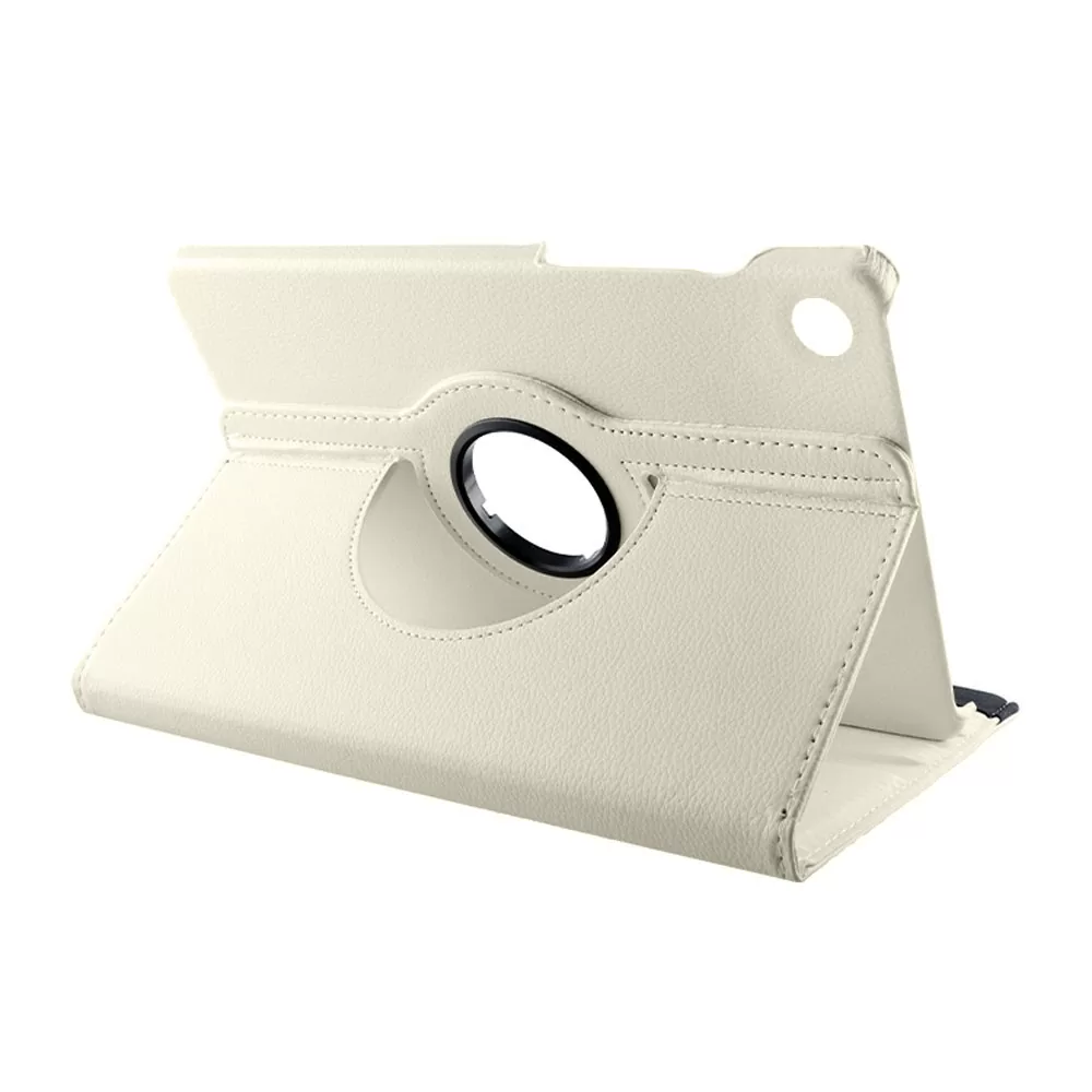 VOLTE- TEL LEATHER BOOK ROTATING STAND ΘΗΚΗ XIAOMI REDMI PAD SE 8.7in OFF WHITE - Image 3