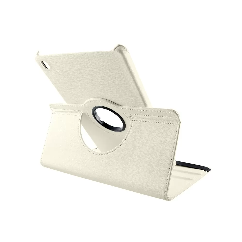 VOLTE- TEL LEATHER BOOK ROTATING STAND ΘΗΚΗ XIAOMI REDMI PAD SE 8.7in OFF WHITE - Image 2