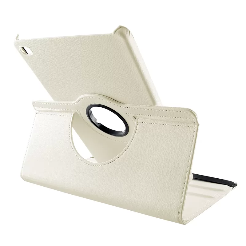 VOLTE- TEL LEATHER BOOK ROTATING STAND ΘΗΚΗ IPAD 9.7in 2017/IPAD 9.7in 2018 OFF WHITE - Image 2