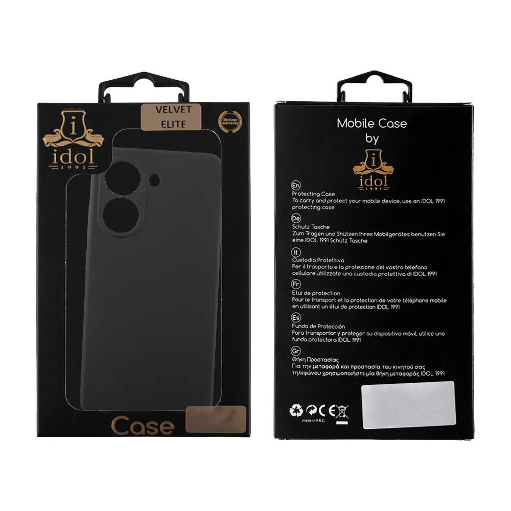 IDOL 1991 VELVET ELITE TPU ΘΗΚΗ XIAOMI POCO X7 PRO 5G 6.67in  4 SIDE FULL CAMERA PROTECTION BLACK - Image 2