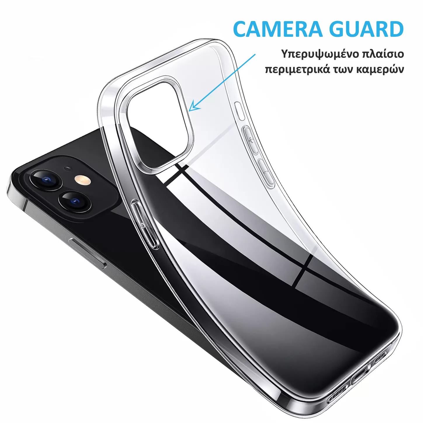 VOLTE-TEL SLIMCOLOR AIR TPU ΘΗΚΗ MOTOROLA MOTO G72 6.6in 2.0mm CAMERA GUARD ΔΙΑΦΑΝΗ - Image 6