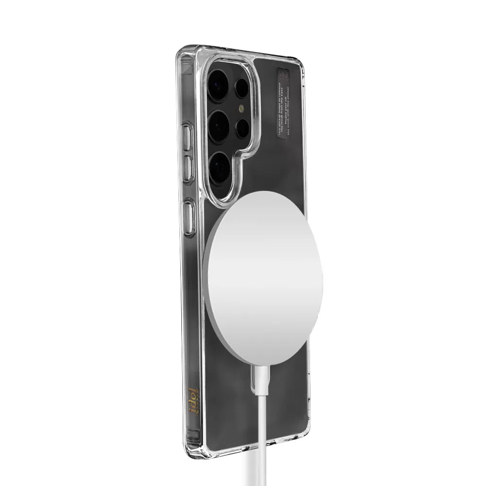 IDOL 1991 MAGSAFE ANTISHOCK CLEAR AIR TPU1 ΘΗΚΗ SAMSUNG S24 ULTRA 5G S928 6.8" BACK COVER  CAMERA GUARD ΔΙΑΦΑΝΗ - Image 3