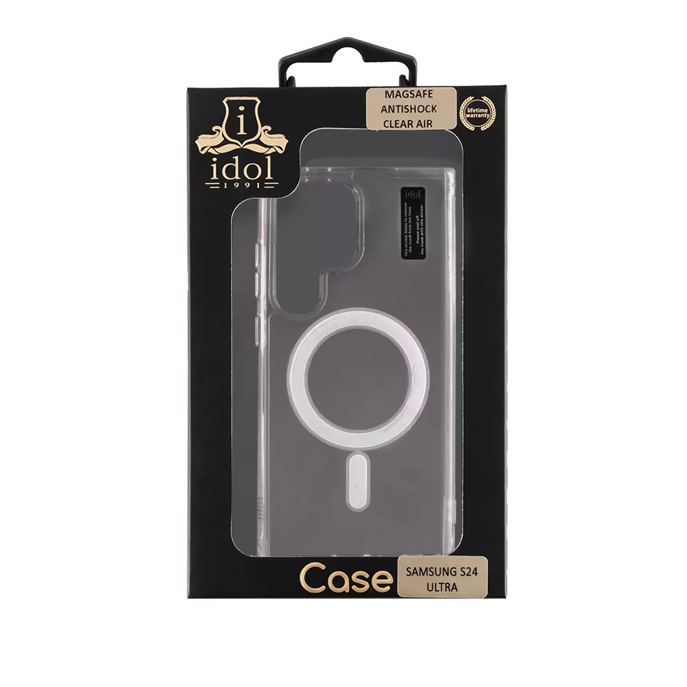 IDOL 1991 MAGSAFE ANTISHOCK CLEAR AIR TPU1 ΘΗΚΗ SAMSUNG S24 ULTRA 5G S928 6.8" BACK COVER  CAMERA GUARD ΔΙΑΦΑΝΗ - Image 2