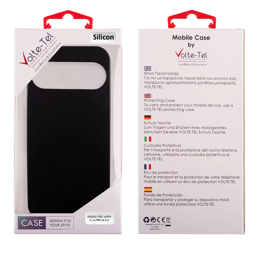 VOLTE-TEL SILICON TPU ΘΗΚΗ GOOGLE PIXEL 10/PIXEL 10 PRO 5G 6.3in  BLACK - Image 2