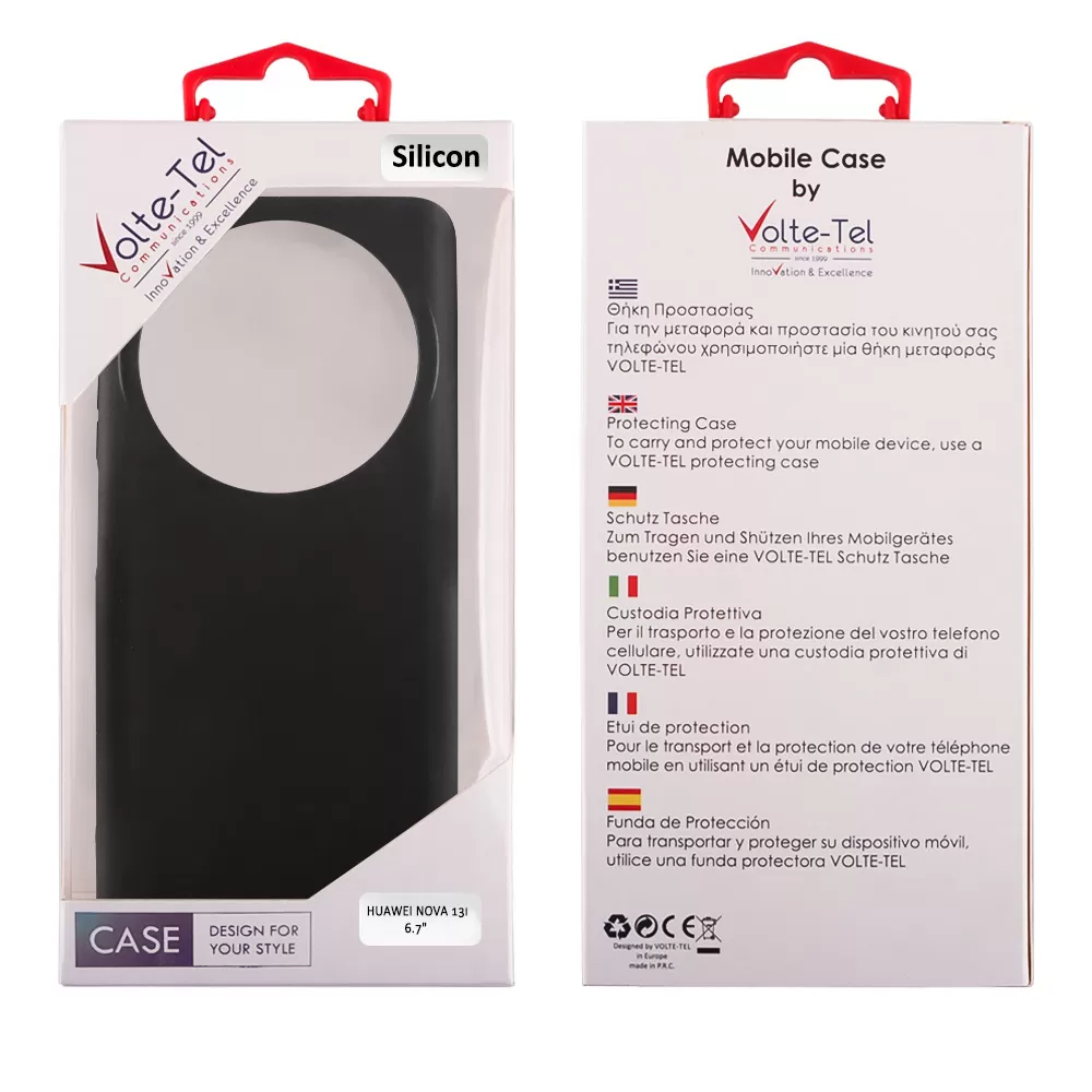 VOLTE-TEL SILICON TPU ΘΗΚΗ HUAWEI NOVA 13i 6.7in  BLACK - Image 2