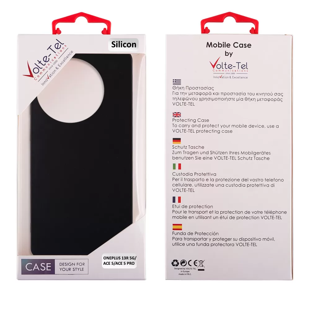VOLTE-TEL SILICON TPU ΘΗΚΗ ONEPLUS 13R 5G/ACE 5/ACE 5 PRO 6.78in  BLACK - Image 2