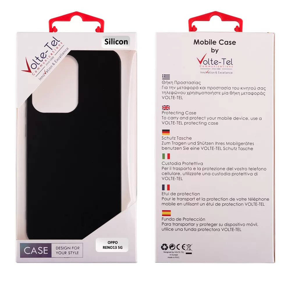 VOLTE-TEL SILICON TPU ΘΗΚΗ OPPO RENO13 5G 6.59in  CAMERA GUARD BLACK - Image 2