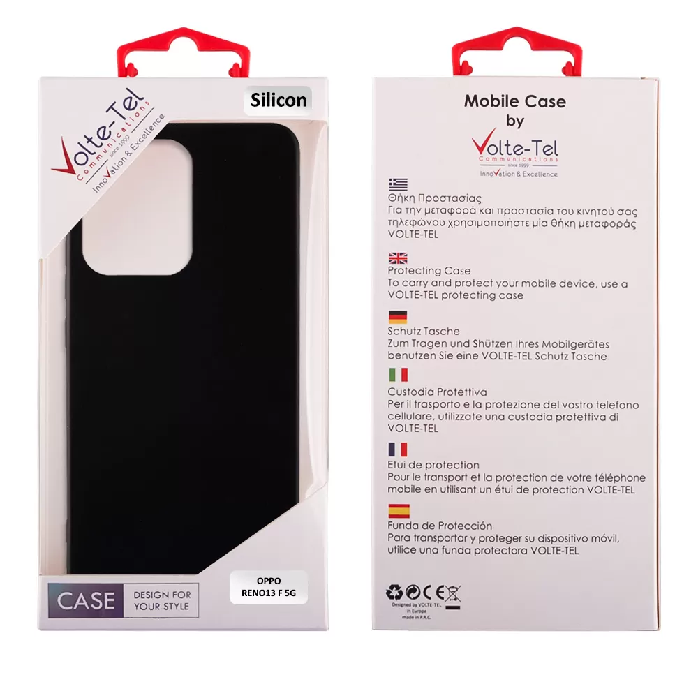 VOLTE-TEL SILICON TPU ΘΗΚΗ OPPO RENO13 F/ RENO13 FS 5G 6.67in  BLACK - Image 2